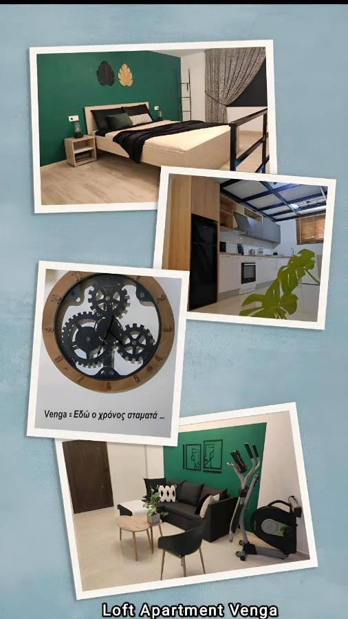 Loft Apartment Venga Rethymno Rum bild